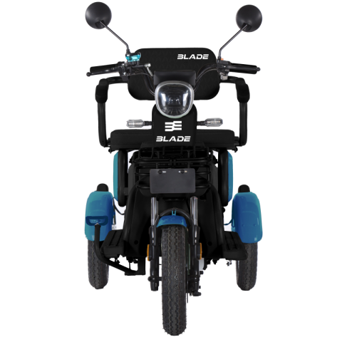 Triciclu electric persoane BLADE VIVA 14, 1200W, Albastru/Negru, autonomie pana la 50 km, CIV inclus [1]