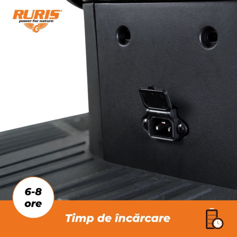 Triciclu electric RURIS Pilot 3010G Gri, 1600W, 2 locuri, autonomie pana la 50 km [2]