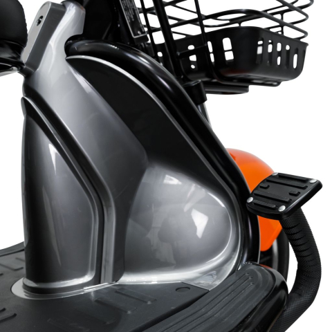 Triciclu electric RURIS Pilot 3010G Gri, 1600W, 2 locuri, autonomie pana la 50 km [11]
