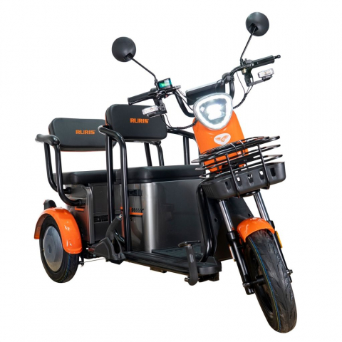 Triciclu electric RURIS Pilot 3020G GRI fara permis, 2000W, viteza 25 km/h, autonomie 50 km [3]