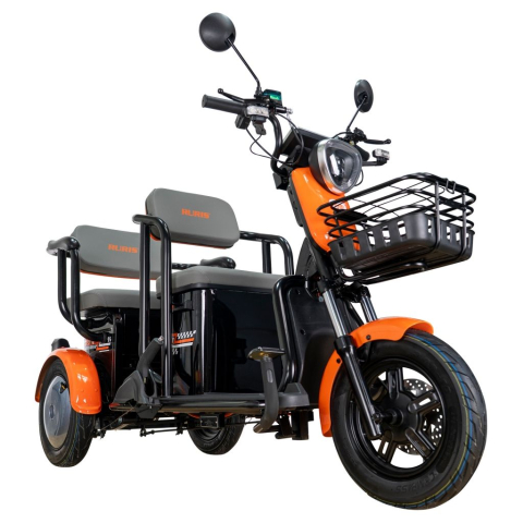 Triciclu electric RURIS Pilot 3020N NEGRU fara permis, 2000W, viteza 25 km/h, autonomie 50 km [2]