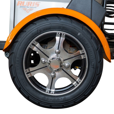 Triciclu electric RURIS Pilot 3040G GRI, 25 km/h, 2 locuri, 2000W, autonomie pana la 50 km, CIV inclus [13]
