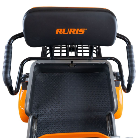 Triciclu electric RURIS Pilot 3040G GRI, 25 km/h, 2 locuri, 2000W, autonomie pana la 50 km, CIV inclus [17]