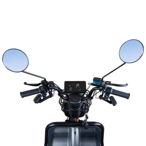 Triciclu electric RURIS Pilot 3040G GRI, 25 km/h, 2 locuri, 2000W, autonomie pana la 50 km, CIV inclus [8]