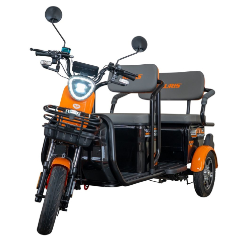 Triciclu electric RURIS Pilot 3040N, 25 km/h, 2 locuri, 2000W, autonomie pana la 50 km, CIV inclus [4]