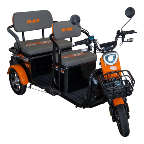 Triciclu electric RURIS Pilot 3040N, 25 km/h, 2 locuri, 2000W, autonomie pana la 50 km, CIV inclus [19]