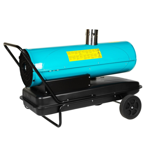 Tun de caldura pe motorina Detoolz 30 kW, ardere indirecta, cos evacuare, rezervor 55L, cu roti – DZ-EI1030-G01 [7]