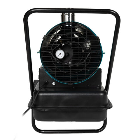 Tun de caldura pe motorina Detoolz 30 kW, ardere indirecta, cos evacuare, rezervor 55L, cu roti – DZ-EI1030-G01 [3]