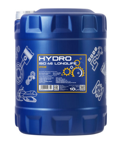Utilaje agricole - Ulei hidraulic MANNOL Hydro ISO 46 HLP HM 2102 - 10 Litri