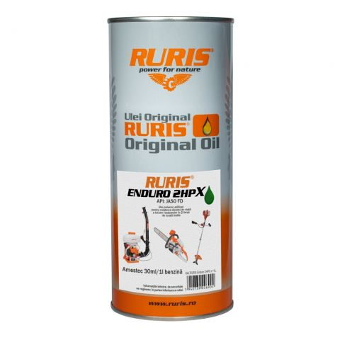 Utilaje agricole - Ulei motor 2 timpi Ruris Enduro 2HPX ambalaj 1l JASO FD