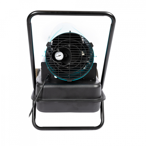 Tun de caldura pe motorina Detoolz DZ-EI1005-G01, 30kW, rezervor 35L, roti de transport [7]