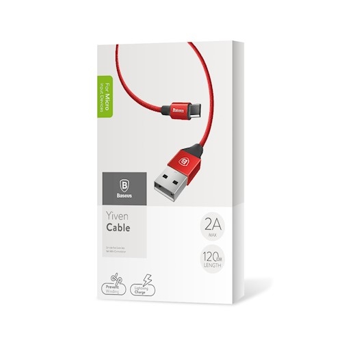 CABLU BASEUS YIVEN MICRO USB 150cm, RED [1]