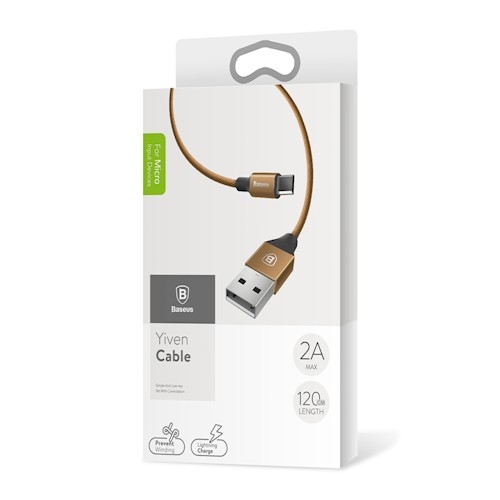 CABLU BASEUS YIVEN MICRO USB 150cm, COFFEE [1]