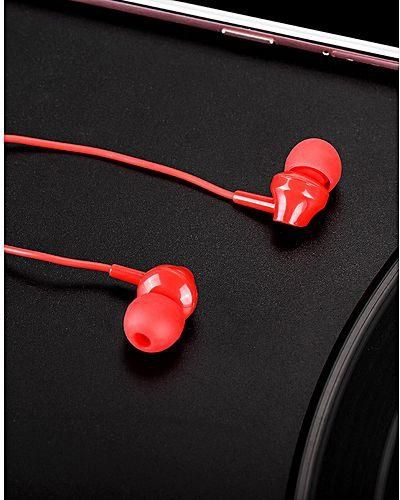 HANDSFREE HOCO M14 UNIVERSAL EARPHONES, RED [2]