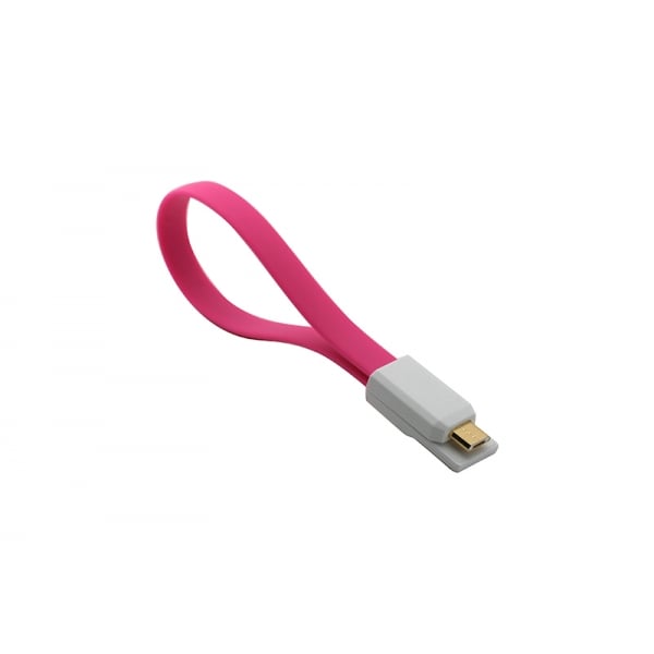 USB Cablu My-Magnet Micro USB Roz [1]