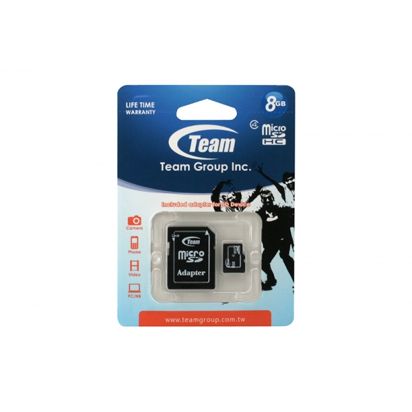 Card Team Micro SD Clasa4 08GB [1]