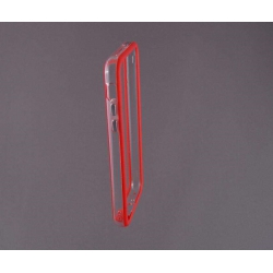 Bumper husa protectie iPhone 5C margine silicon ROSU [1]