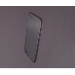 HUSA bumper iPhone 6 din gel siliconic TRANSPARENT fumuriu [0]