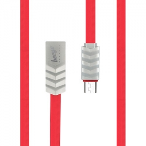CABLU BEEYO WAVE MICRO USB, RED [1]