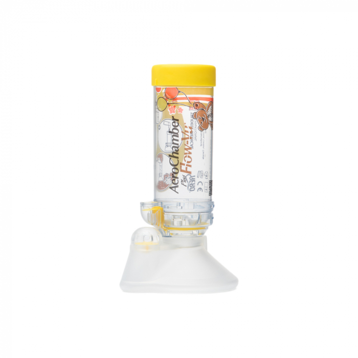 Camera de inhalare antistatica cu valva AeroChamber Plus* Flow-Vu*  - masca de dimensiune medie [3]