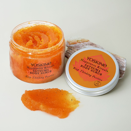 Scrub de corp pe baza de mandarina satsuma, YOSKINE HAPPINESS RITUALS [3]