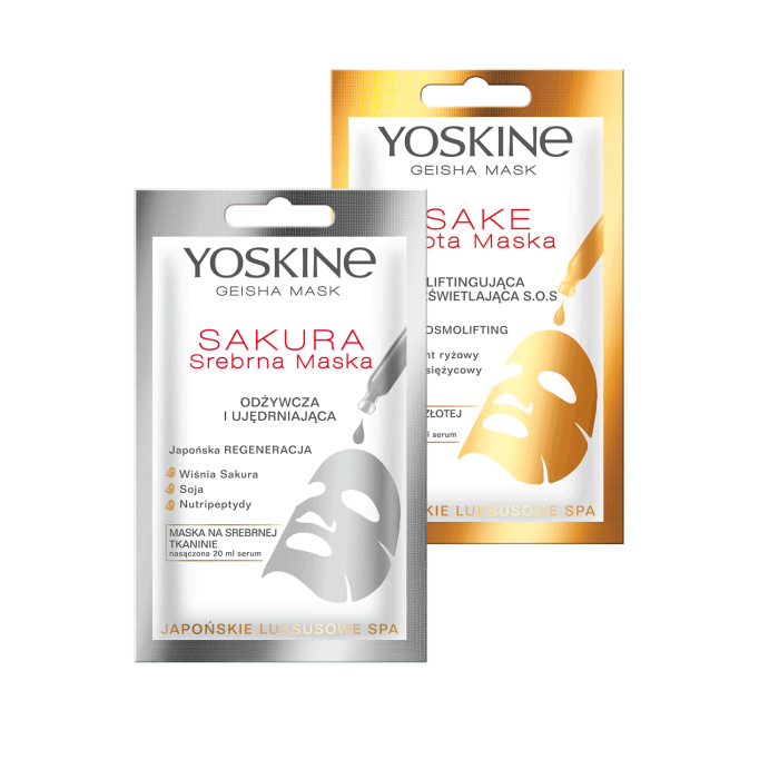 Set 2 Masti YOSKINE GEISHA: Gold + Silver [1]