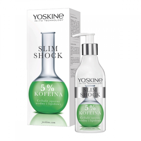 Ingrijire corp - fermitate - Concentrat anticelulitic, cu 5% cofeină, YOSKINE SLIM SHOCK