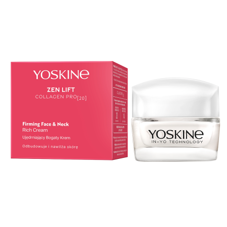 Creme de fata - Crema bogata pentru fermitatea fetei si gatului Yoskine Zen Lift Collagen Pro 20 - Yoskine