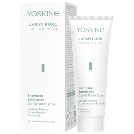 Demachiere si curatare fata - Exfoliant Facial Enzimatic Delicat cu Orez Pur  YOSKINE JAPAN PURE RICE INFUSION