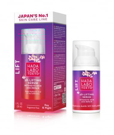 Serum pentru fata - Ser lifting 3D reparare intensiva, de zi si de noapte, HADA LABO TOKYO LIFT