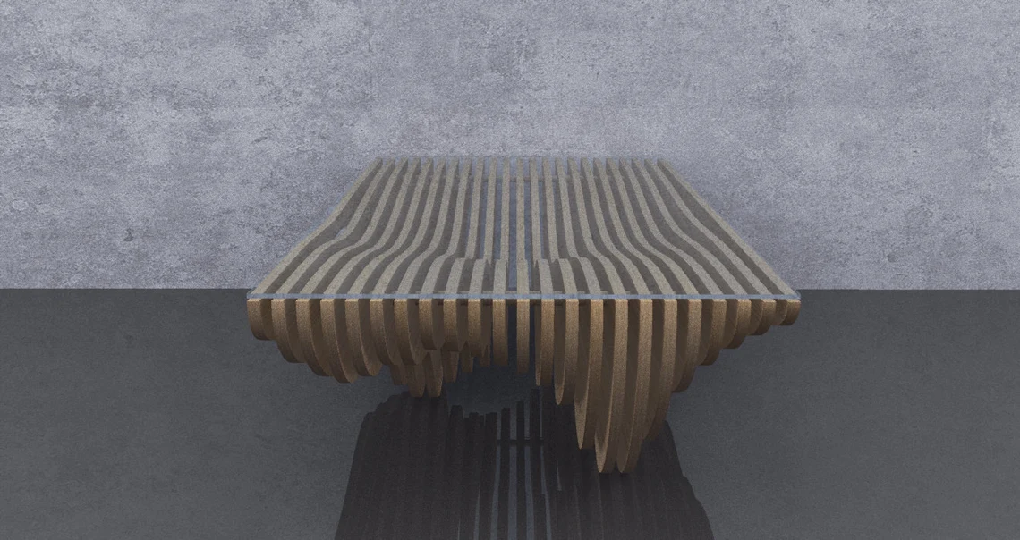 Masa parametrica MP007, lemn [5]