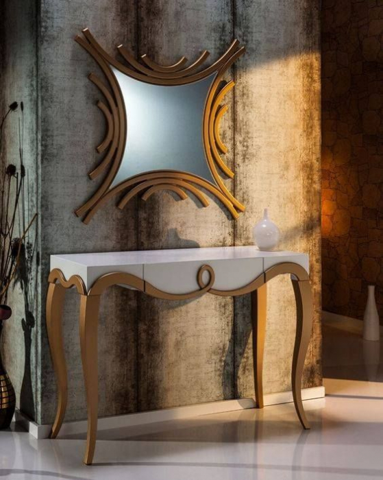 Oglinda decorativa OD021, Mdf, 100x100cm [2]