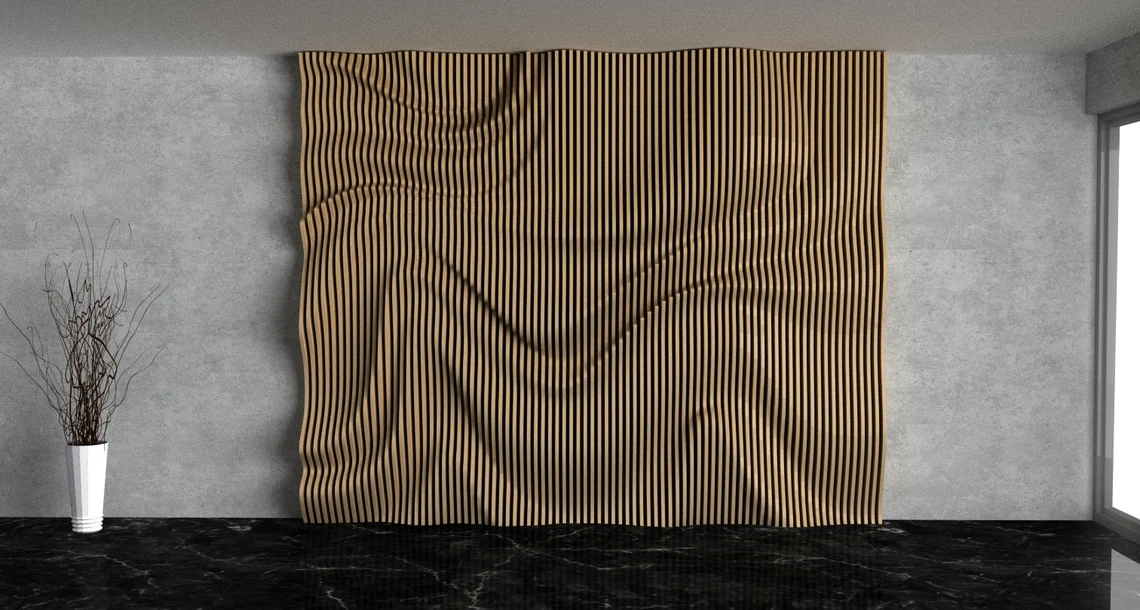 Perete parametric PT009, lemn [2]