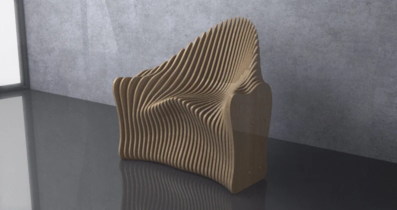 Scaun parametric SP005, lemn [2]