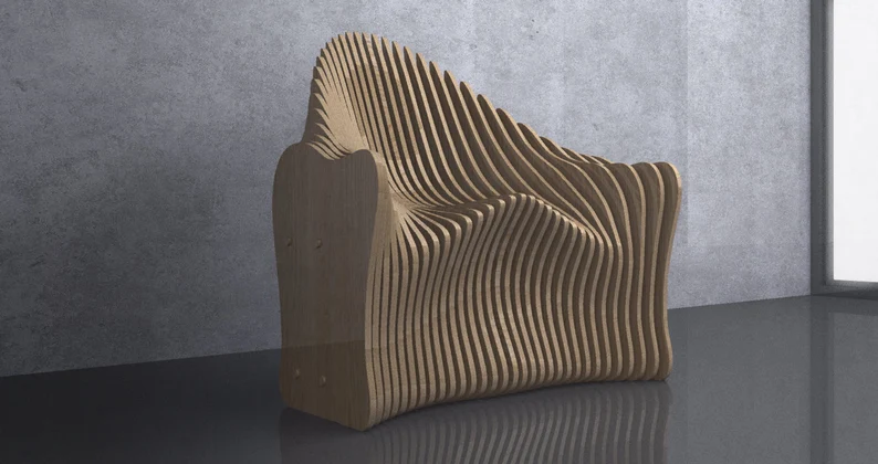 Scaun parametric SP005, lemn [3]