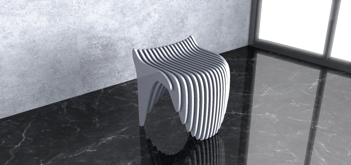 Scaun parametric SP007, lemn [2]