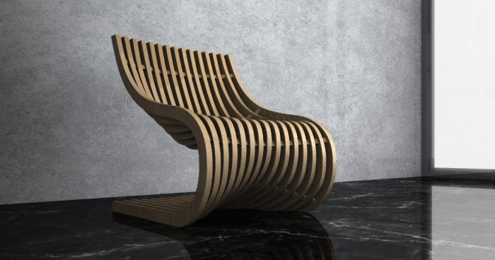 Scaun parametric Throne V, lemn [2]