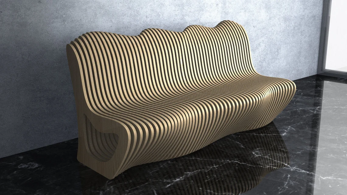 Banci si canapele - Canapea parametrica BC009, lemn