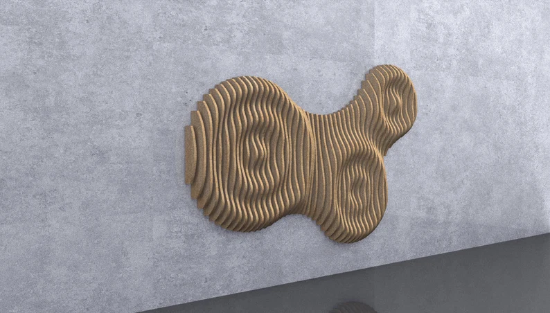 Decoratiuni de perete - Decoratiune de perete parametrica DP007, lemn
