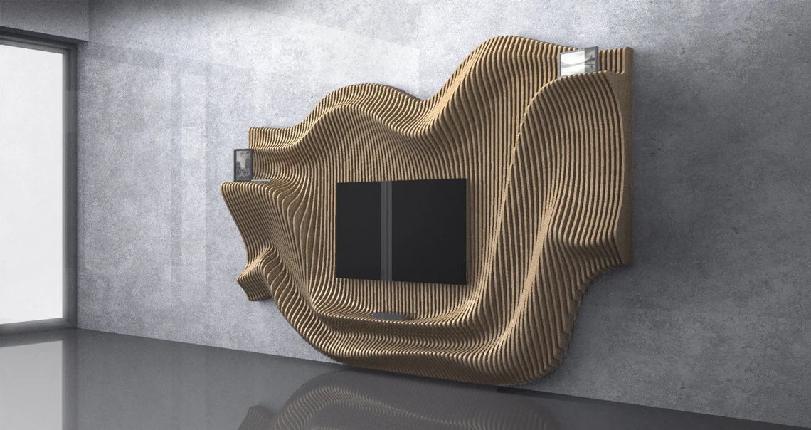 Pereti parametrici - Perete parametric PT001, lemn