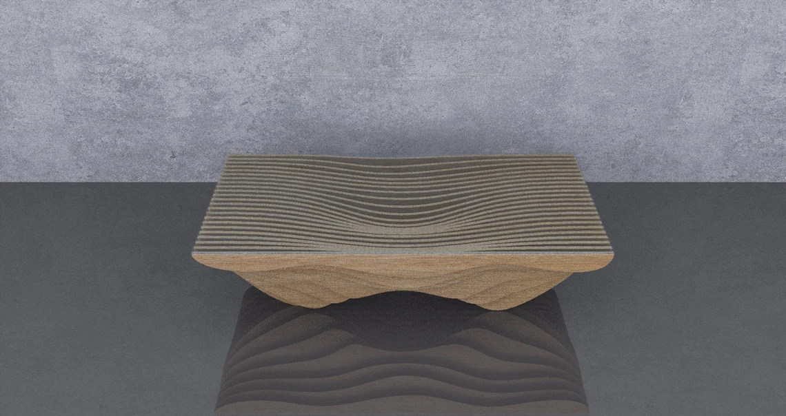 Masa parametrica MP007, lemn [2]