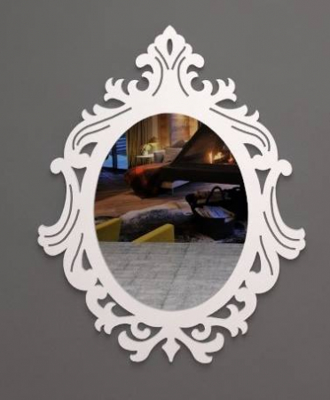 Oglinzi decorative - Oglinda decorativa OD006, Mdf, 90x70cm