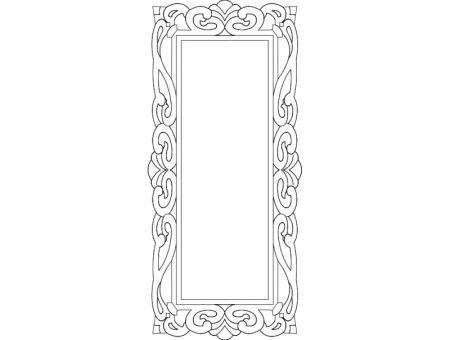 Oglinda decorativa OD009, Mdf, 130x60cm [1]