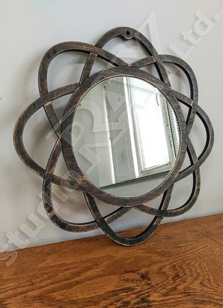 Oglinzi decorative - Oglinda decorativa OD012, Mdf, 100x100cm