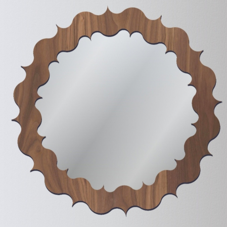 Oglinzi decorative - Oglinda decorativa OD015, Mdf, 100x100cm