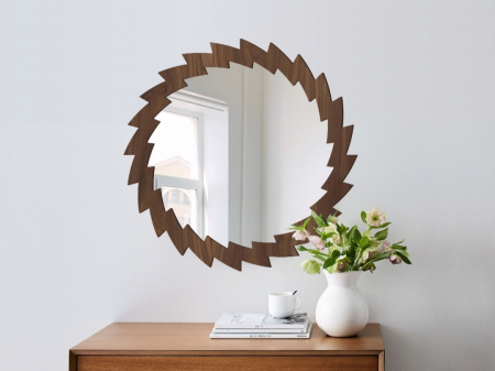 Oglinzi decorative - Oglinda decorativa OD016, Mdf, 100x100cm