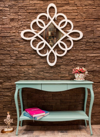 Oglinzi decorative - Oglinda decorativa OD018, Mdf, 100x100cm