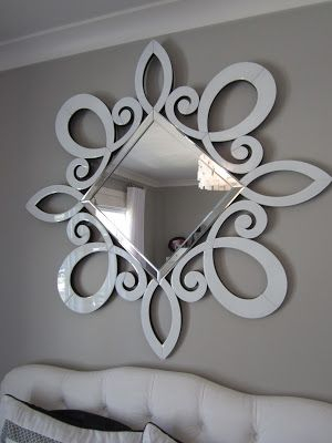 Oglinzi decorative - Oglinda decorativa OD022, Mdf, 100x100cm