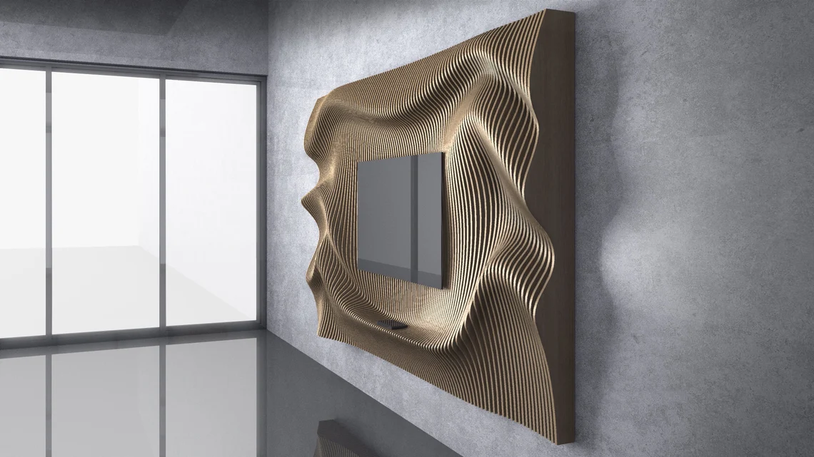 Pereti parametrici - Perete parametric PT003, lemn