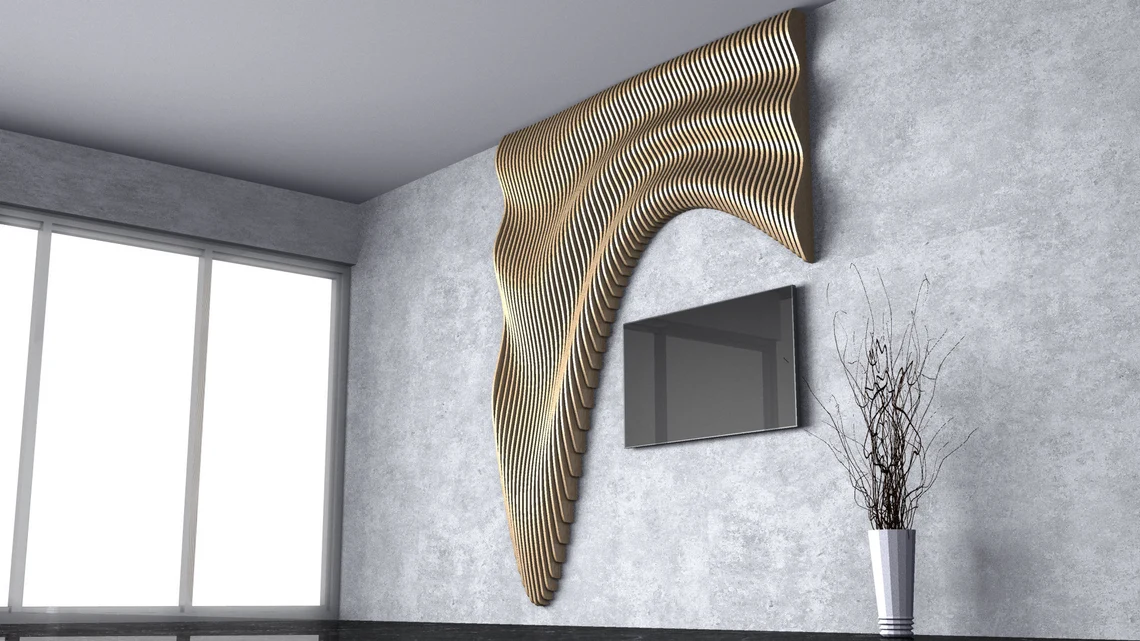 Pereti parametrici - Perete parametric PT004, lemn